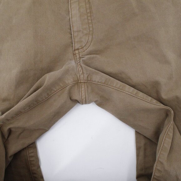 Flint and tinder pants mens 30 L29 chino flat front slim fit beige cotton blend - Picture 5 of 13